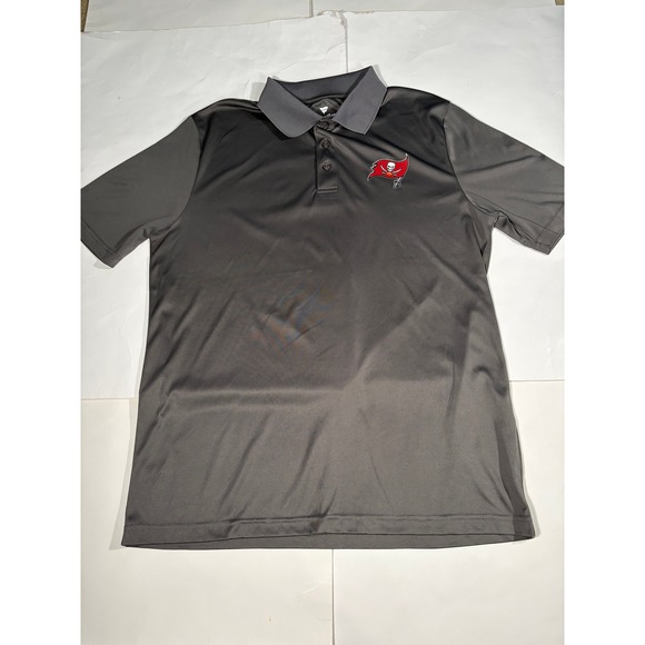 Fanatics Other - Fanatics Tampa Bay Buccaneers Men's Large Gray Performance Polo Shirt NFL